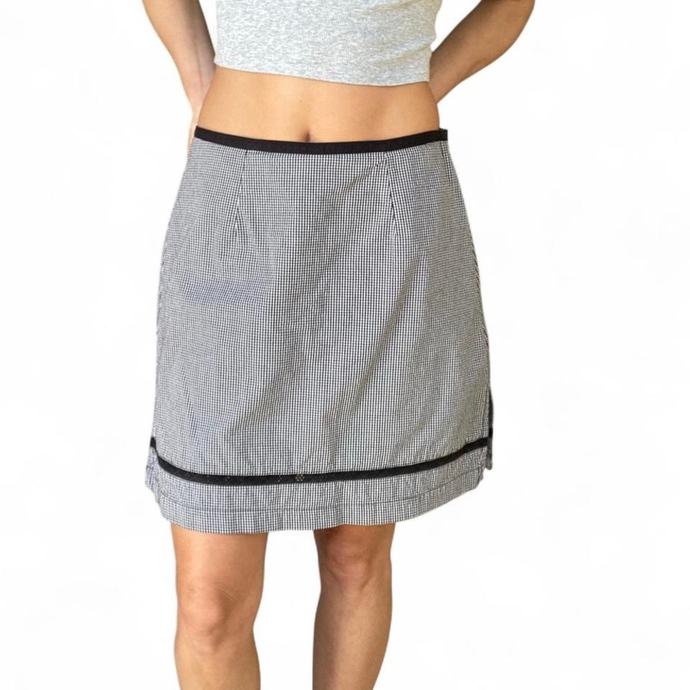 St John’s Bay vintage 90s A-line cottagecore gingham skort